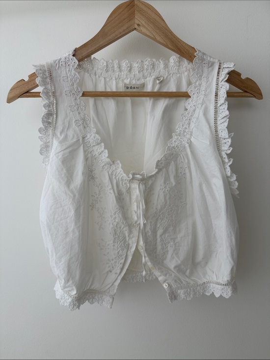 Doen Tops - Doen traveller top in white | xs